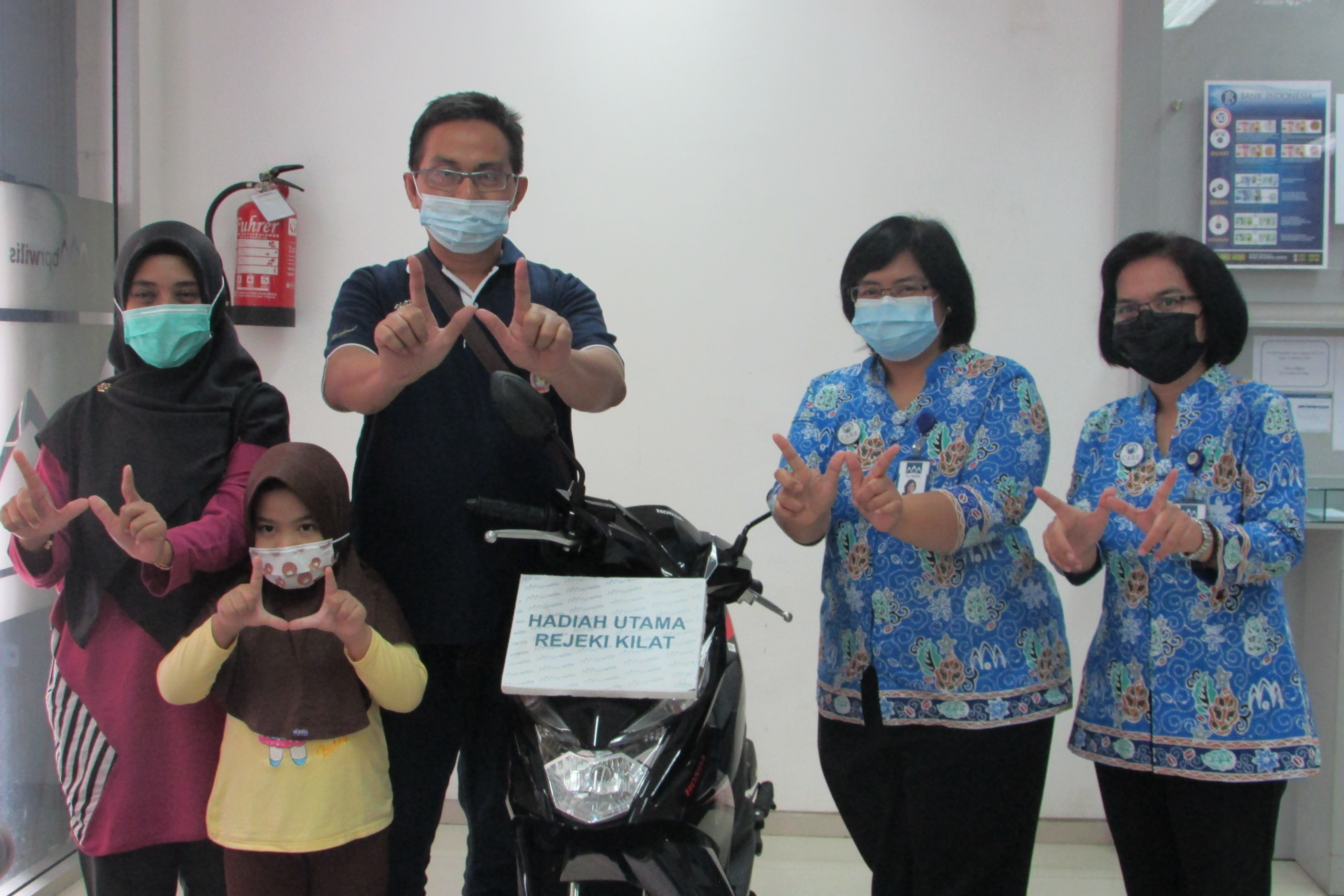 Penyerahan Hadiah Rejeki Kilat Vaganza 2019-2020