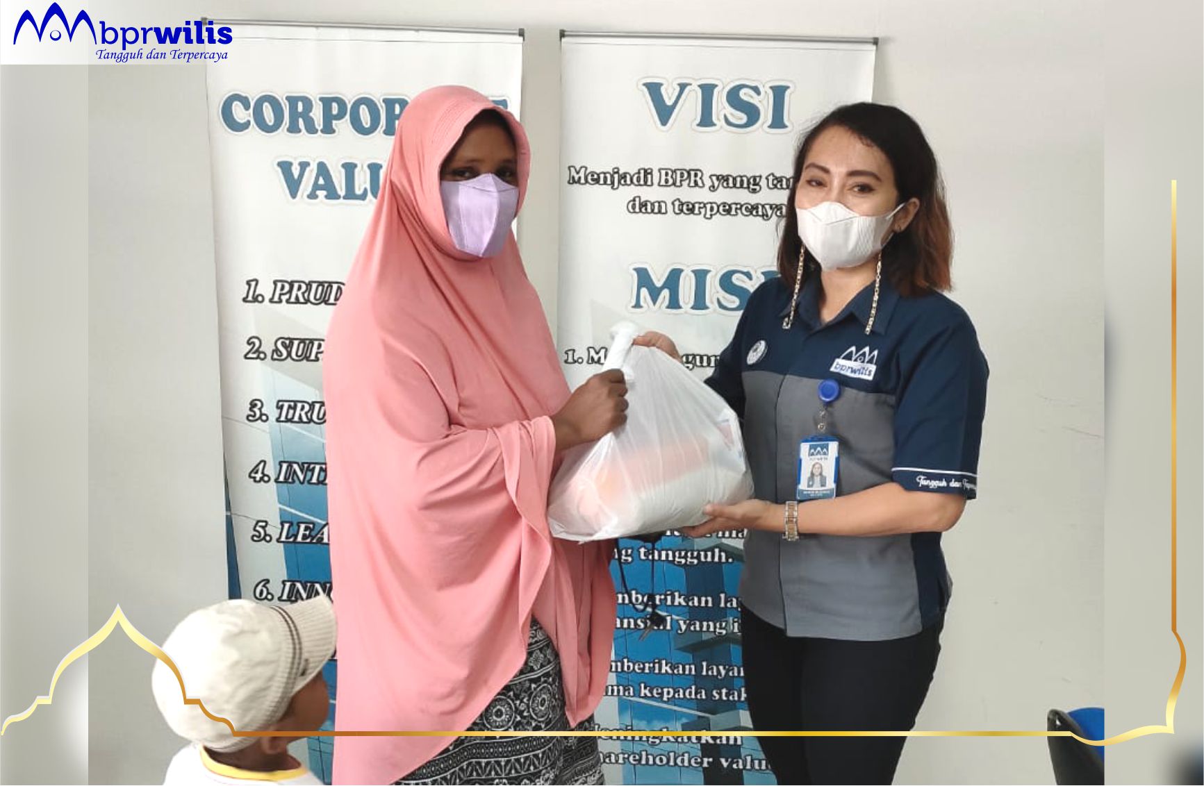 Pembagian zakat Idul Fitri 1443H Kantor Cabang Lumajang