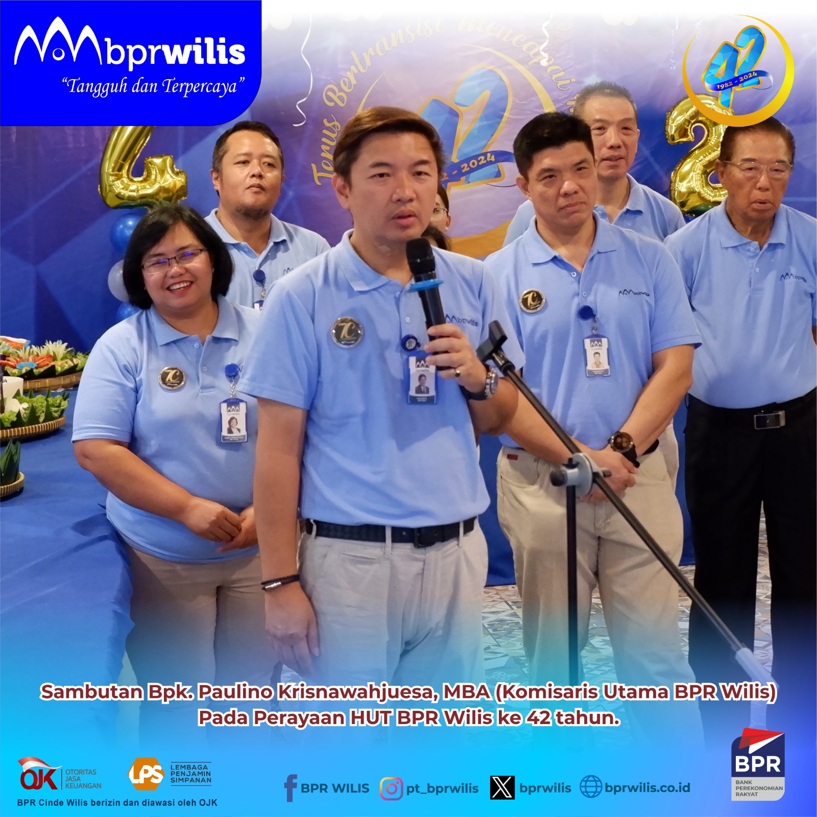 Perayaan HUT BPR Wilis ke-42