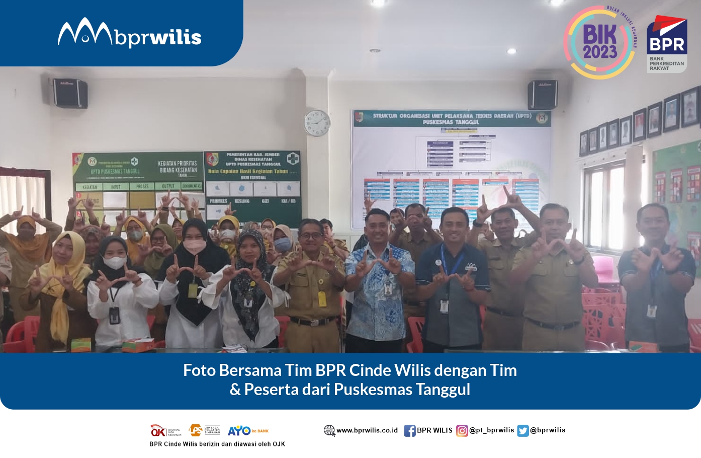 Literasi Keuangan Bersama Puskesmas Tanggul