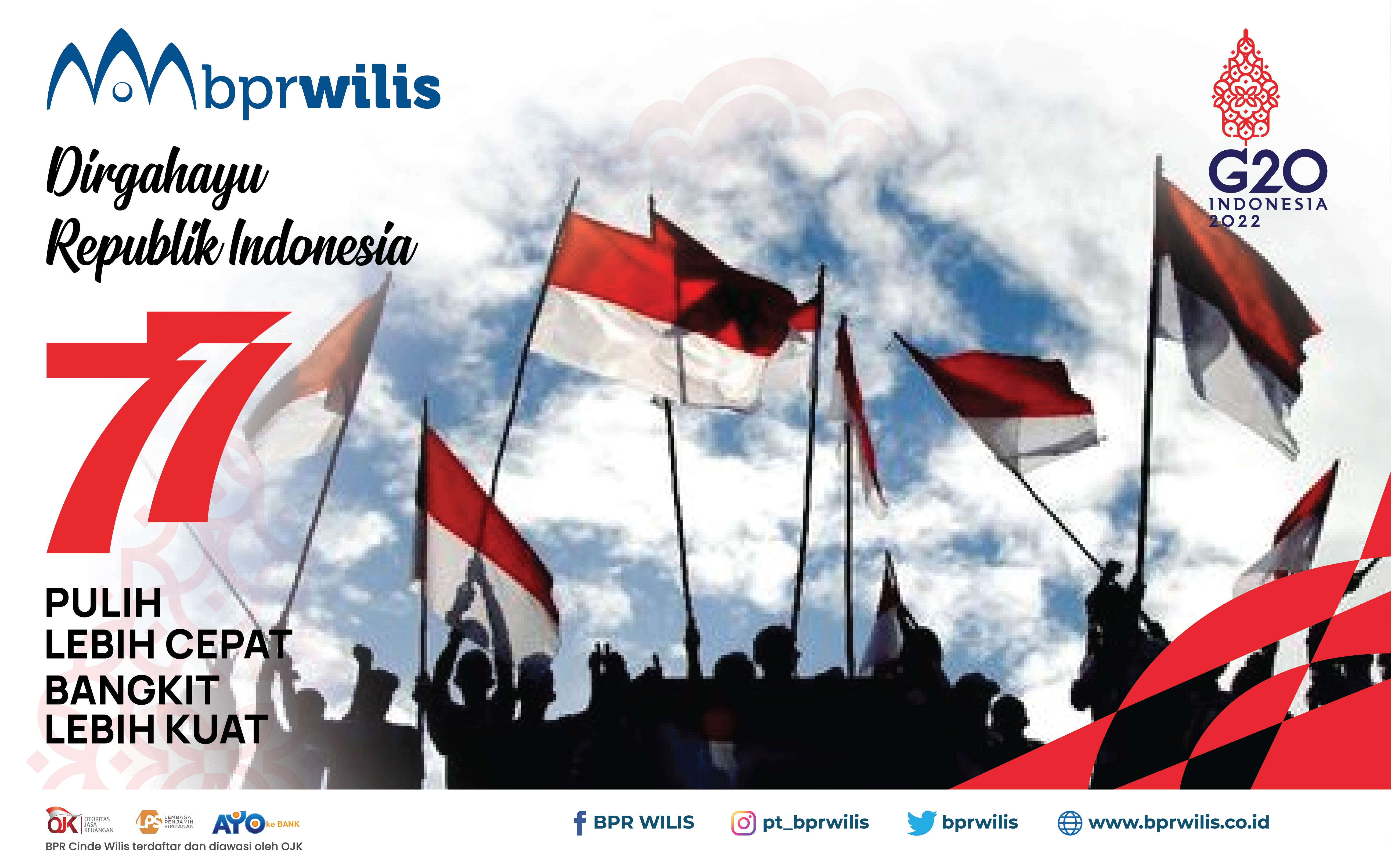 Dirgahayu Republik Indonesia yang ke-77