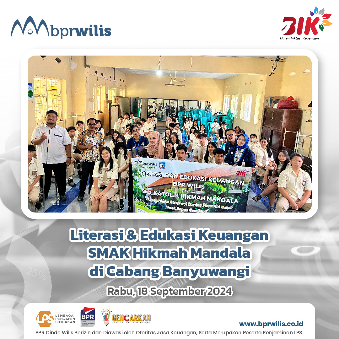 Acara Literasi dan Edukasi Keuangan SMAK Hikmah Mandala di Cabang Banyuwangi 18 September 2024 (1)