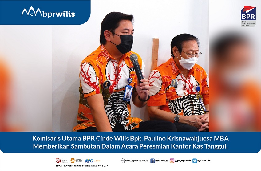 Sambutan Oleh Komisaris Utama BPR Wilis