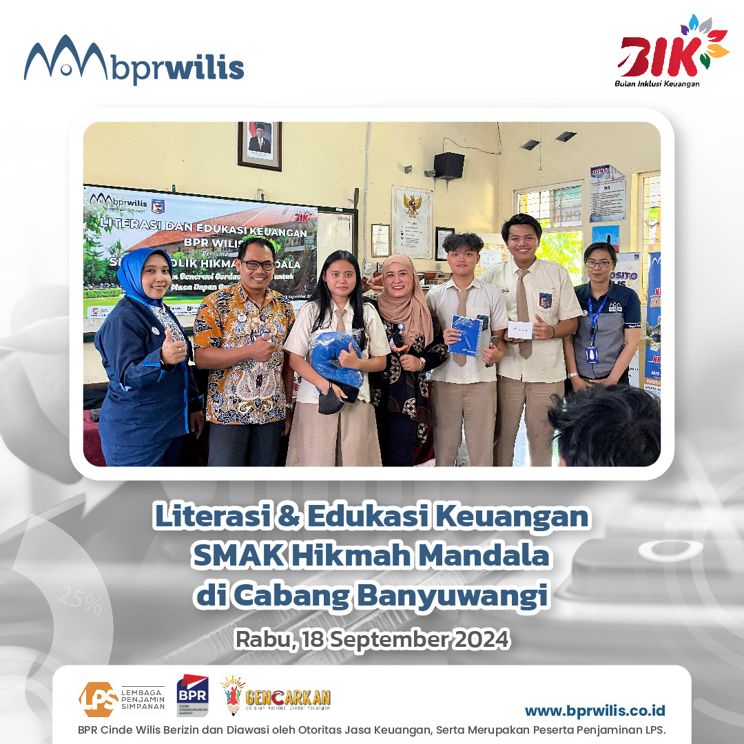 Acara Literasi dan Edukasi Keuangan SMAK Hikmah Mandala di Cabang Banyuwangi 18 September 2024 (2)