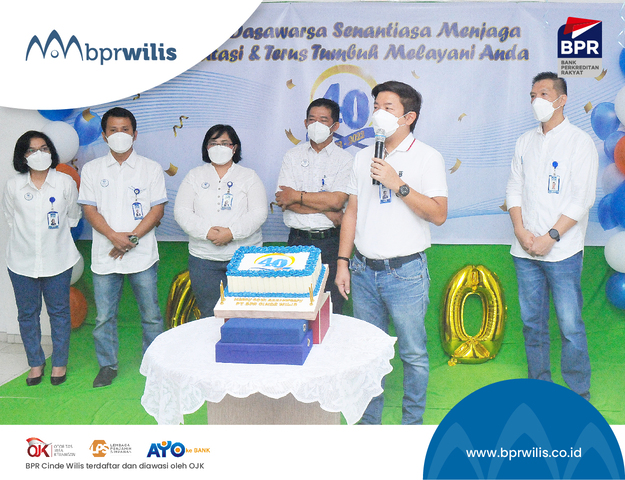Sambutan Komisaris Utama pada perayaan HUT ke 40 Tahun BPR Wilis