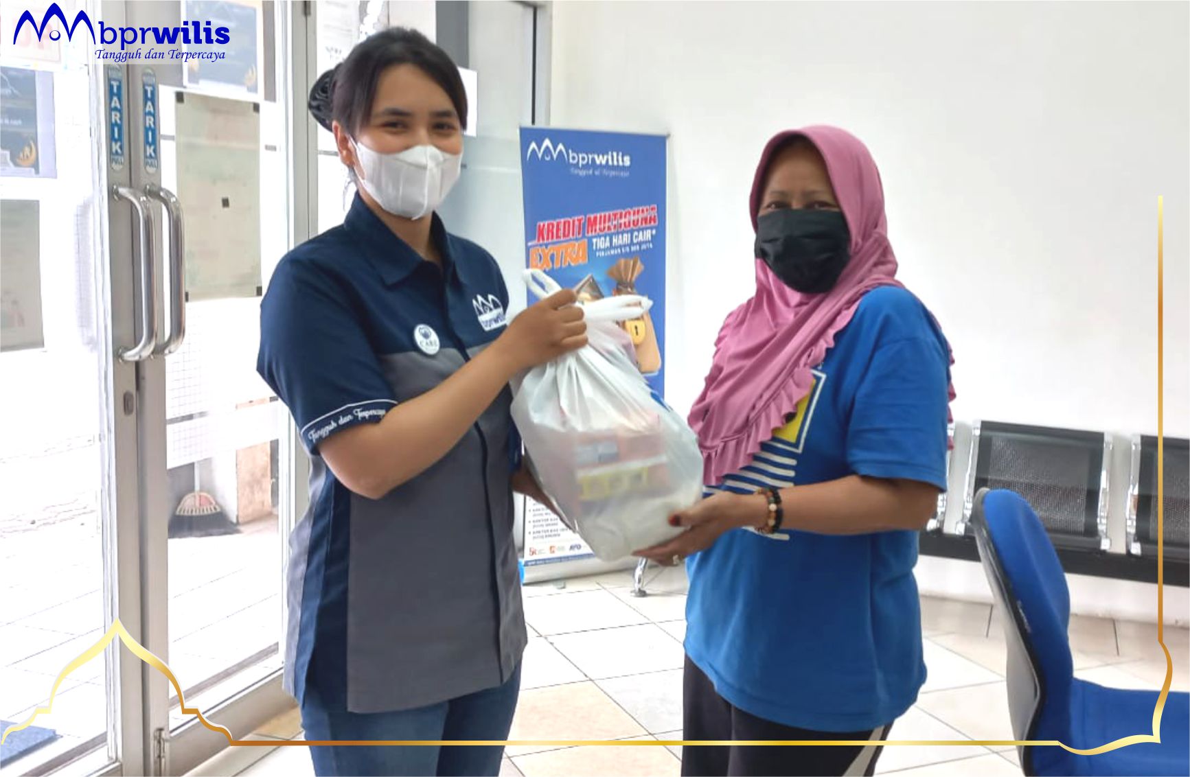 Pembagian zakat Idul Fitri 1443H Kantor Cabang Banyuwangi