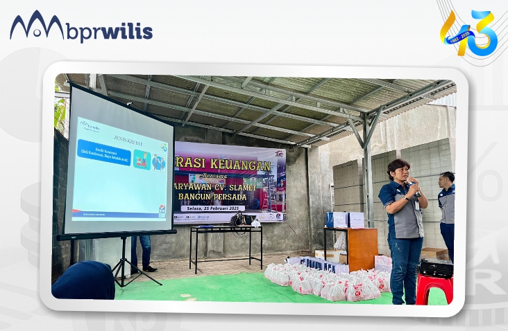Acara Literasi Keuangan BPR Wilis Cabang Ambulu Bersama Karyawan CV Slamet Bangun Persada - Selasa, 25 Februari 2025 (1)