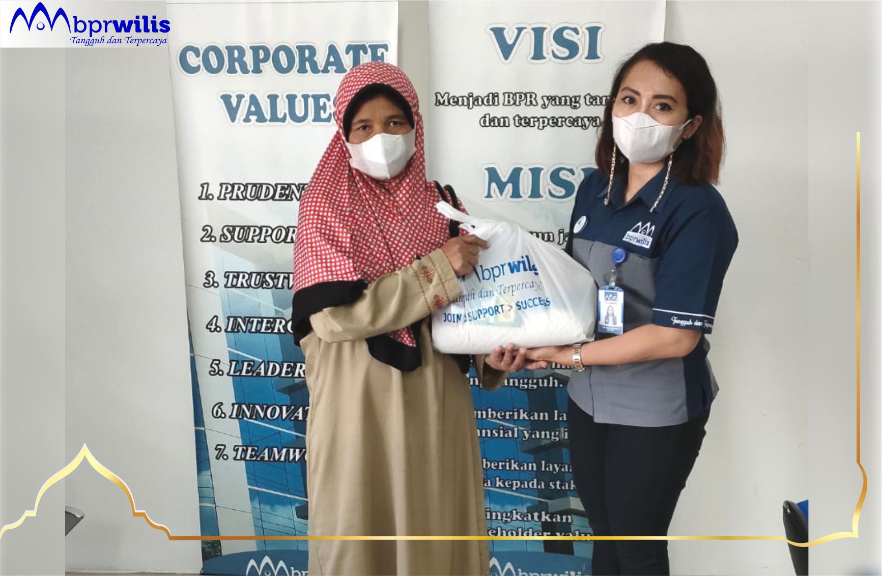 Pembagian zakat Idul Fitri 1443H Kantor Cabang Lumajang