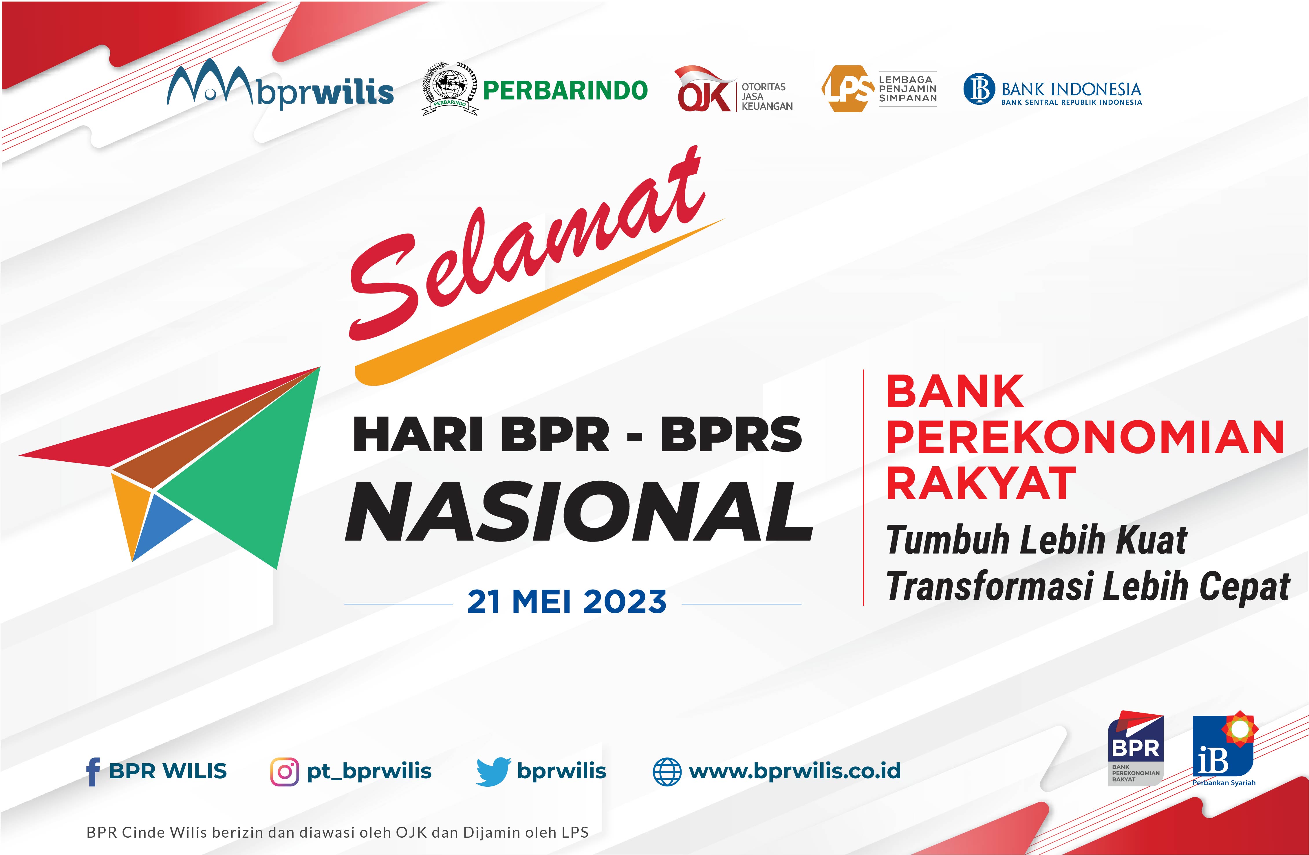 Selamat Hari BPR BPRS Tahun 2023