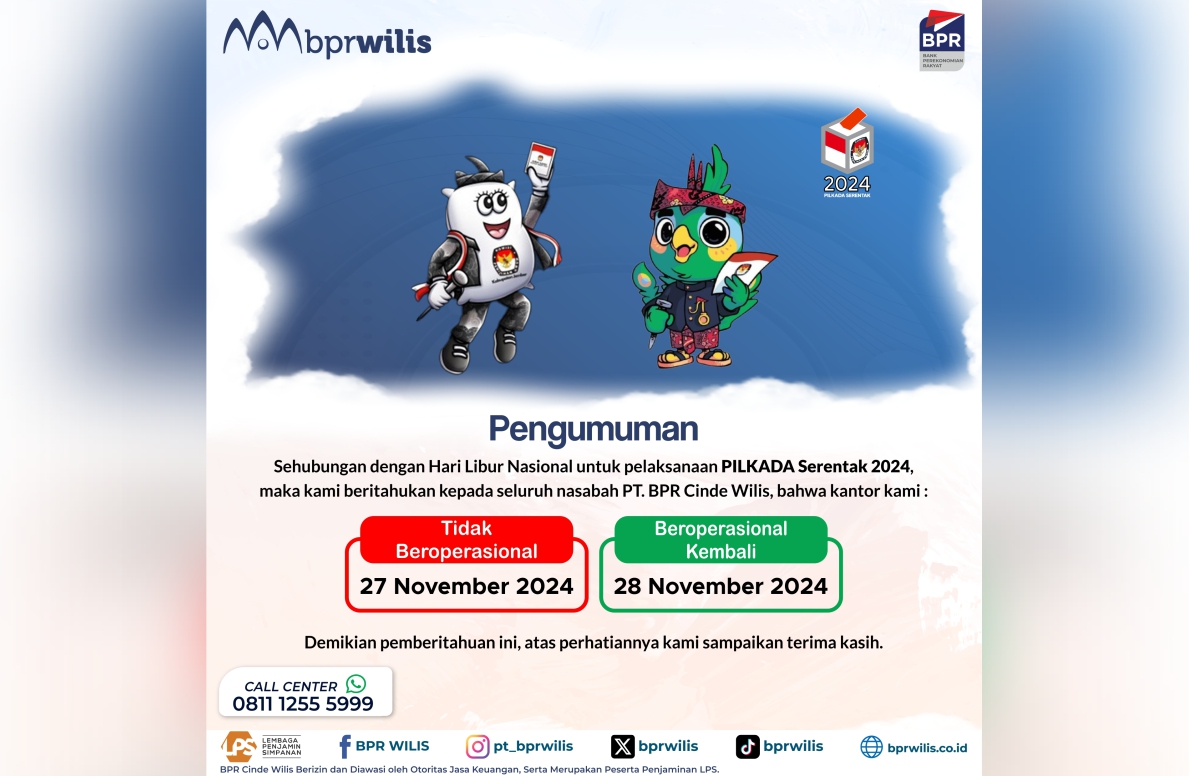 Pengumuman Hari Libur Nasional Dalam Rangka Pilkada Serentak 2024